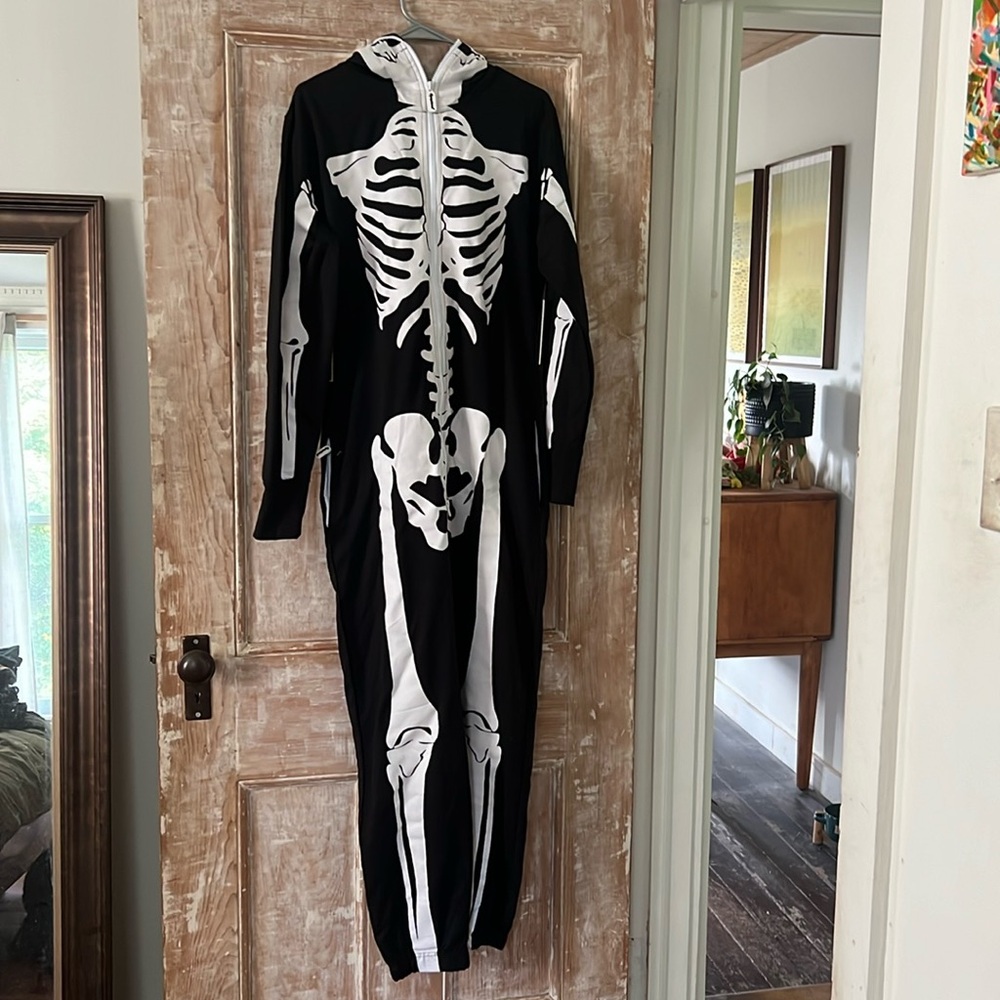 NWT Tipsy Elves Skeleton onesie women’s small